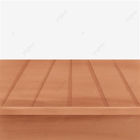 La Concepción Artística De La Ilustración De La Mesa De Madera PNG