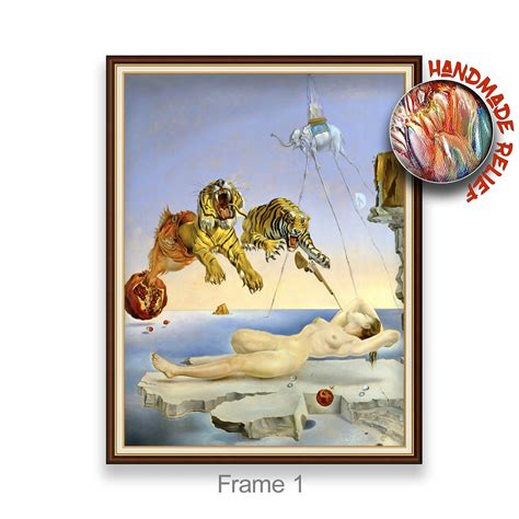 Dream Caused By The Flight Of A Bee Salvador Dali Etsy