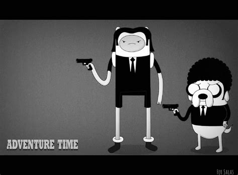 finn & jake pulp fiction style | Pulp fiction, Vault boy, Nerd