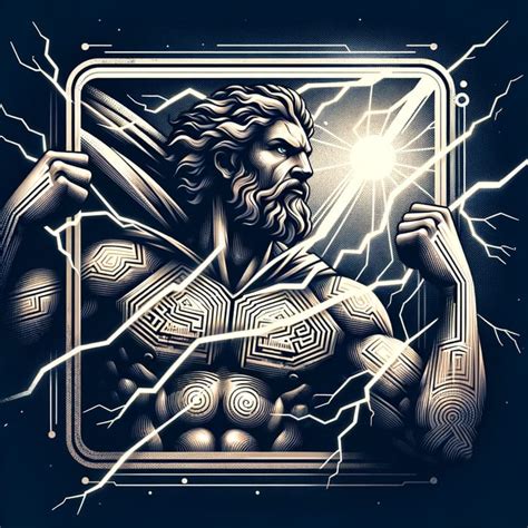 Ancient Greek Deity Zeus With Thunderbolts Book Summary Ai Art