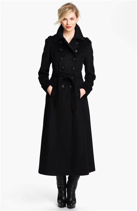 Dkny Double Breasted Maxi Coat Nordstrom