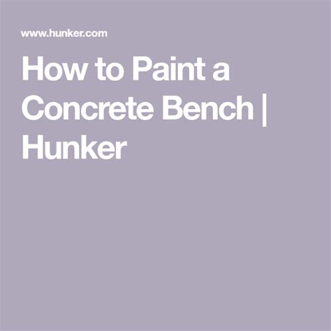 How To Paint A Concrete Bench Concrete Bench Concrete Cement Bench