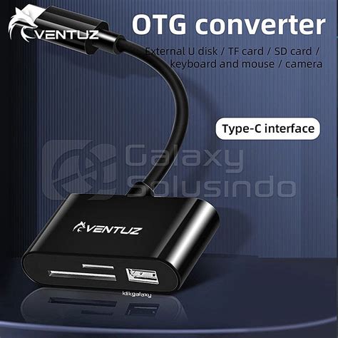 Toko Komputer Online Malang Jual Ventuz In Usb Type C Card Reader