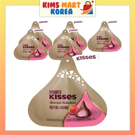 Hersheys Kisses Strawberry Flavored Filling Enrobed With Milk Chocolate Special Selection From