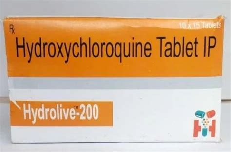 Hydrolive Hydroxychloroquine Tablet Ip At Rs Box