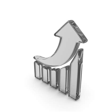 increasing graph glass symbol png images psds