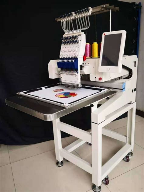 Computerized Single Head Cap T Shirt Flat Embroidery Machine China