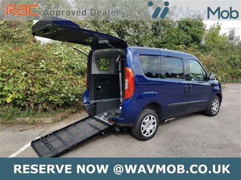 2020 Fiat Doblo 4 Seat Wheelchair Accessible Vehicle With Access Ramp