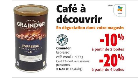 Promo Graindor Espresso Chez Colruyt ICatalogue Fr