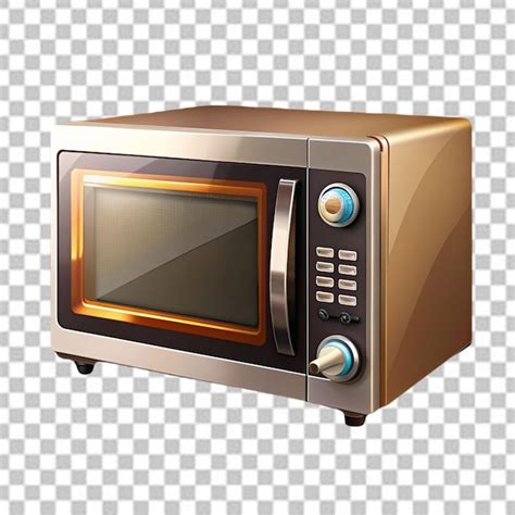 Premium Psd Microwave Oven Isolated On Transparent Background