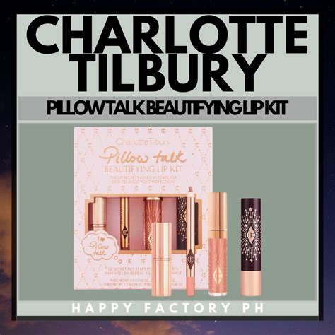 CHARLOTTE TILBURY Pillow Talk Beautifying Lip Kit Shopee Philippines