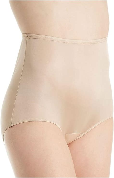 Amazon Shadowline Hidden Elastic Nylon Classic Brief Panty Nude Clothing Shoes