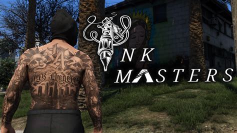 LA Los Angeles California Tattoo For MP Male GTA5 Mods