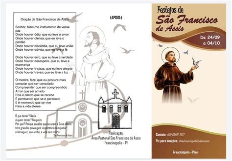 Festejo de São Francisco de Assis em Francinópolis inicia neste sábado