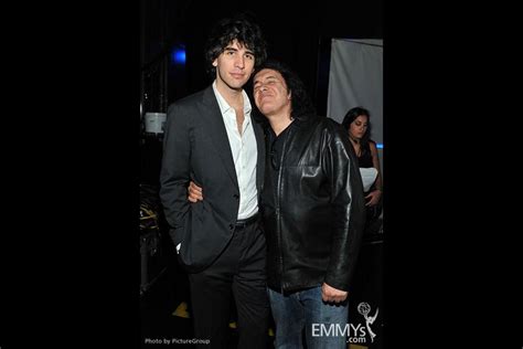 L R Nick Tweed Simmons And Gene Simmons At The Academy Of Television