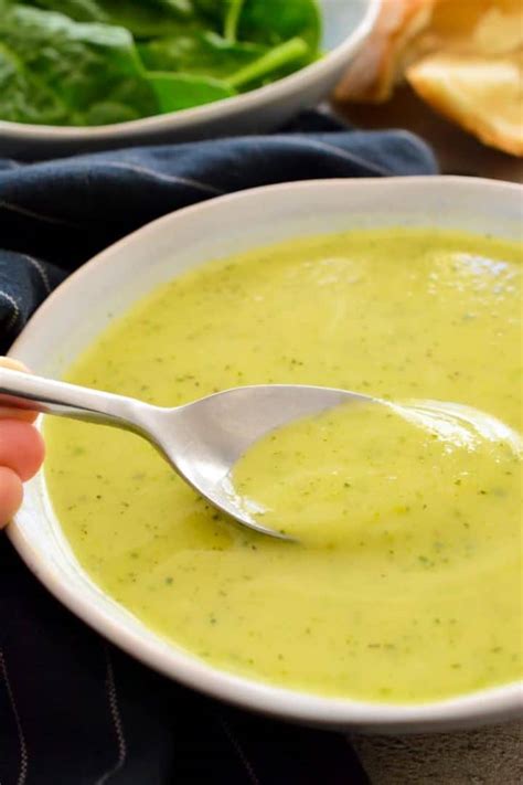 Vegan Zucchini Soup The Stingy Vegan