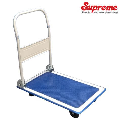 Mild Steel Foldable Platform Trolley For Material Handling Load