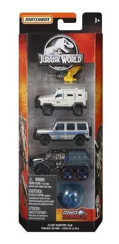 Matchbox Jurassic World 5 Pack Island Transport Team MercadoLibre