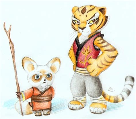 Master Shifu and Tigress by SirKittenpaws on DeviantArt