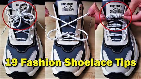 19 Ways To Tie Your Shoelaces How To Tie Shoelaces Shoes Lace Styles Shoelace Shorts Viral