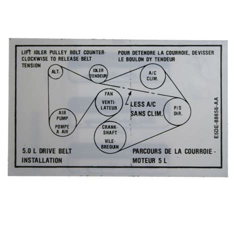 Jim Osborn Df424 Mustang 302 Drive Belt Routing 1985 1986