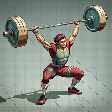 A Drawing Of A Man Lifting A Barbell With The Words Quot Man Lifting It