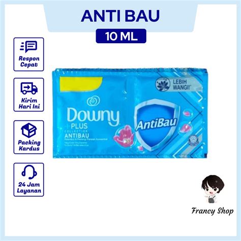 Jual Downy Anti Bau Pewangi Pelembut Pakaian Sachet 10 Ml Shopee