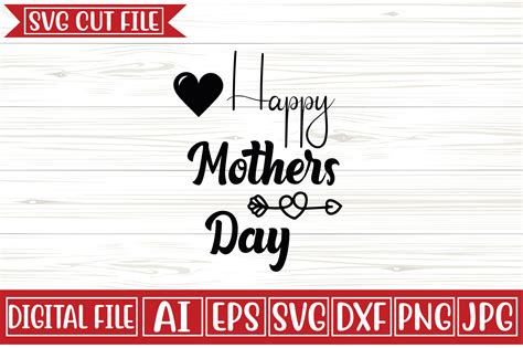 Happy Mothers Day Svg Design Graphic By Nf Design Park Bd · Creative