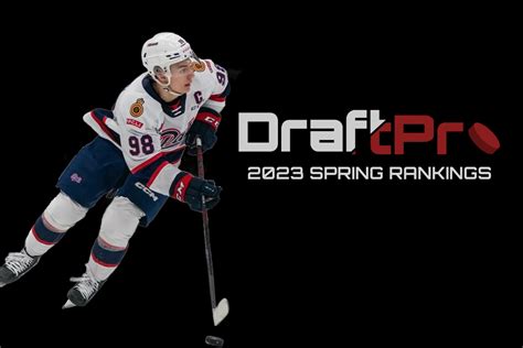 Draftpro 2023 Nhl Draft Spring Rankings Draft Prospects Hockey