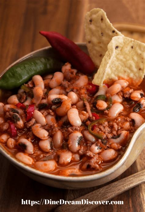 Black Eyed Peas Chicken Chili Recipe Dine Dream Discover