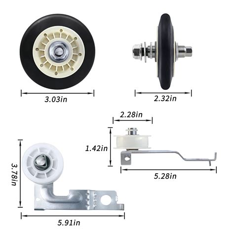 Snapklik Upgraded Dryer Repair Kit Dryer Roller Kit For Lg