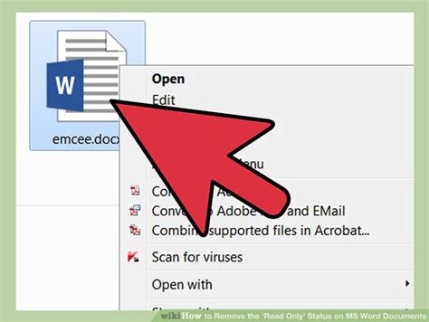 Ways To Remove The Read Only Status On Ms Word Documents