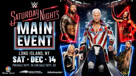 Wwe Saturday Nights Main Event Returning This December Will Air On