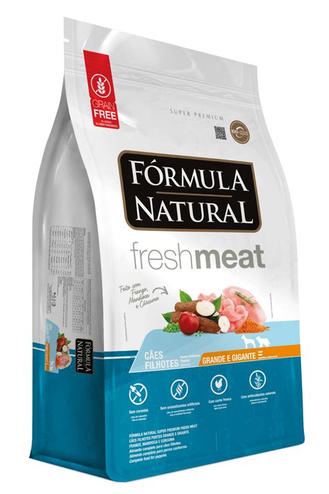 Fórmula Natural Fresh Meat Cães Filhotes Portes Grande e Gigante Sabor