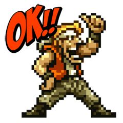 METAL SLUG Pixel Art Sticker Vol 1 LINE貼圖 LINE STORE