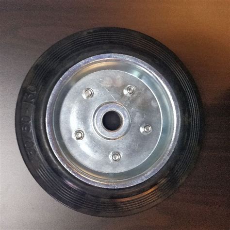 High Quality 10 Inch8 Inch Black Rubber Wheel Only Come With Ball