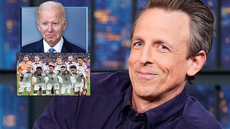 Watch Late Night With Seth Meyers Highlight Biden Gave The U S Men S National Soccer Team A