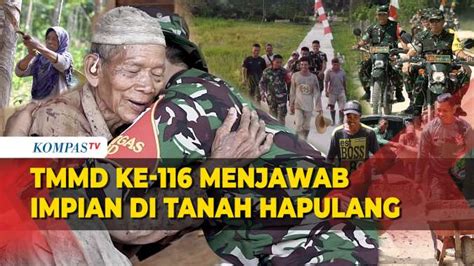 TMMD Ke 116 Jiwa Gotong Royong Bersatu Membangun Desa Hapulang