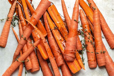 Honey Balsamic Roasted Carrots Recipe Eatwell