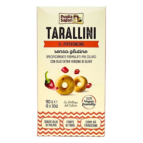 Tarallini Al Peperoncino Puglia Sapori 6x30g