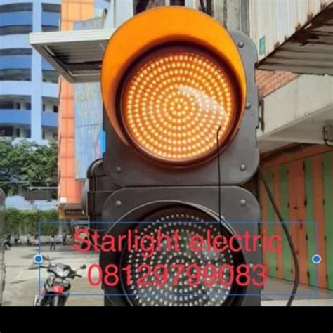 Jual Lampu Traffic Trafic Lalu Lintas Warning Light Led Panel Surya Sel