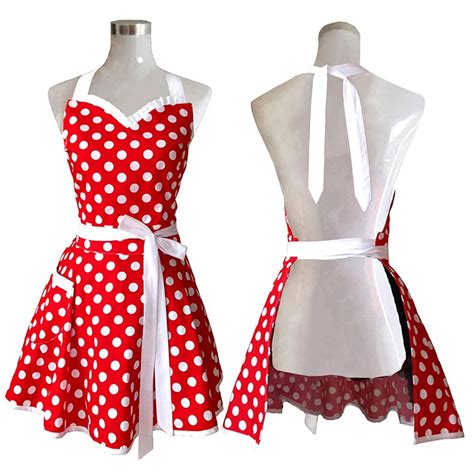 Cute Kitchen Aprons Woman Girl Cotton Cooking Apron Buy Cute Kitchen