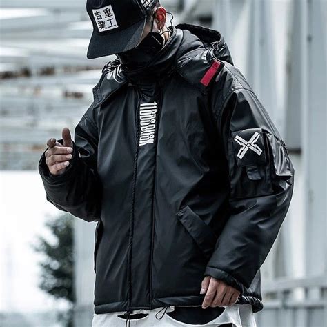 Nahon Jacket Street Wear Japanese Streetwear Winter Jackets