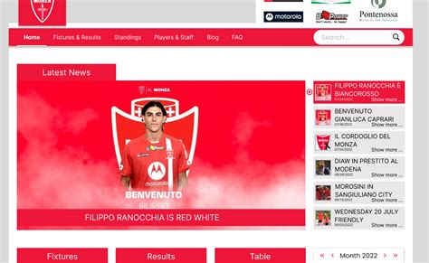 Sport Football Club Template UI Figma Community