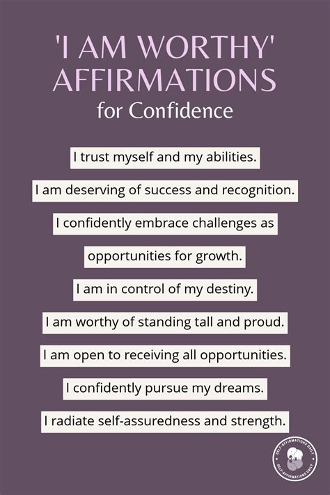 100 I Am Worthy Affirmations To Boost Your Self Esteem