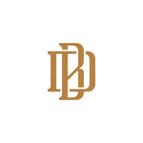 Premium Vector Db Monogram