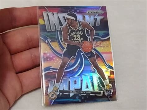 Isaiah Jackson Panini Prizm Instant Impact Prizms Silver