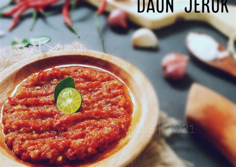 Resep Sambal Terasi Daun Jeruk Oleh Donna Lubis Cookpad