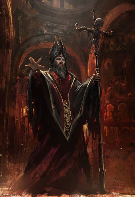 Undead Priest By Bogdan Mrk On Deviantart Character Art Dark Fantasy Art Dark Fantasy