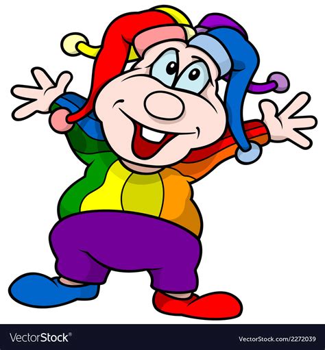 Circus clown Royalty Free Vector Image - VectorStock